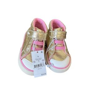 See Kai Run Gold Metallic Sneakers 5C